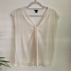 Ann Taylor Chiffon Knot Blouse
